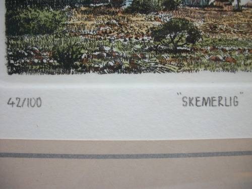 JH Coetzee - Etching - Skemerlig - 42/100