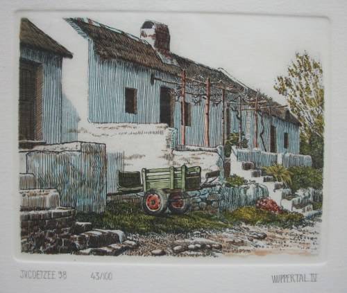 JH Coetzee - Etching - Wuppertal IV - 43/100