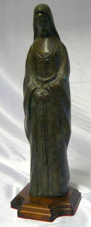 J Penn (SA 1909 - ) A Bronze Model of an Icon upon a Wooden Base (36cm)- Signed! LOW START!!!