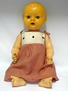 OK Kader hard plastic Chubby Baby Doll with moveable eyes and tongue - Lovely!