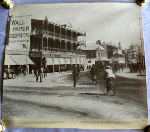 Large Print (43x38cm) of 1895 Photo - Famous Stores in JHB, some still there today