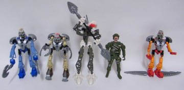 4 Bionicle Toys and 1 other toy & extras - All for 1 Bid!!! R1 N/R!!!