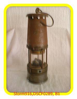 Wolf Miners Carbide Safety Lamp