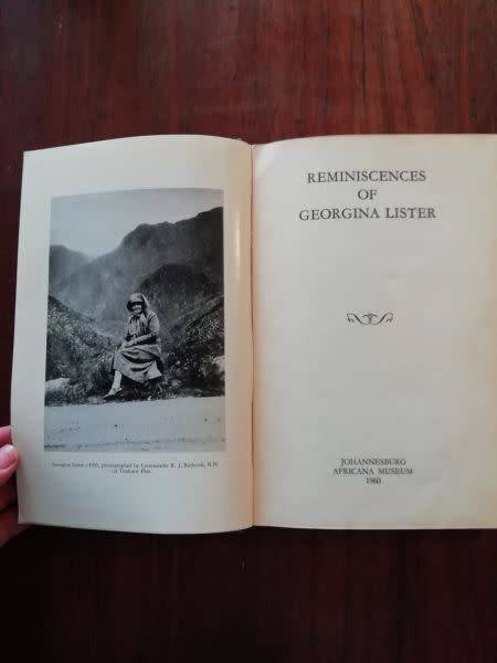 REMINISCENCES OF GEORGINA LISTER