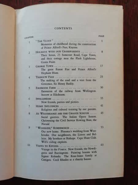 REMINISCENCES OF GEORGINA LISTER