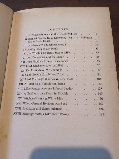 APOLOGY REFUSED: First Book on Famous South African Libel Cases - Eric Rosenthal