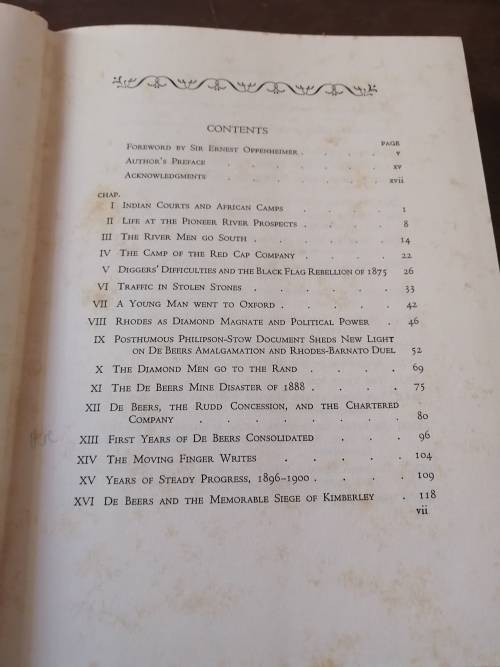 THE STORY OF DE BEERS - Hedley A Chilvers