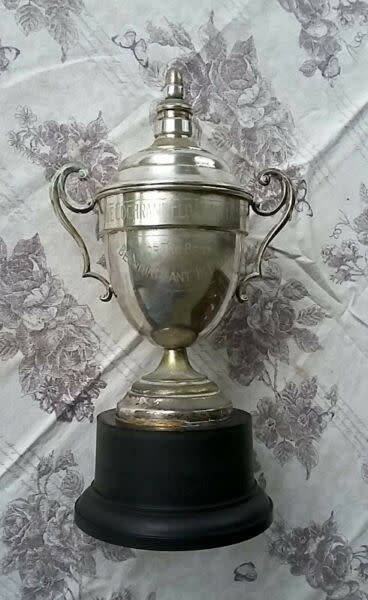Large (40cm in height) 1950s Trophy for the Best Begonia in Bloom