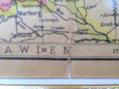 WW2 DEUTSCHES REICH UND ANGRENZENDE LANDER MAP/ KART - MAP OF GERMANY PUBLISHED 1940 (NAZI GERMANY)