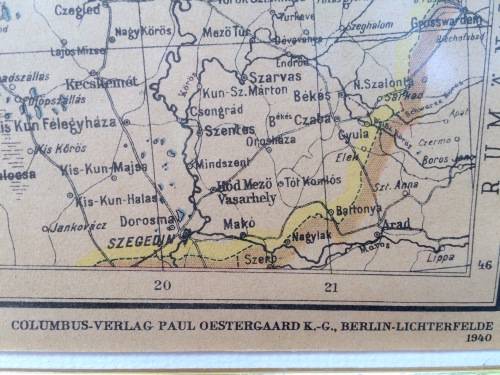WW2 DEUTSCHES REICH UND ANGRENZENDE LANDER MAP/ KART - MAP OF GERMANY PUBLISHED 1940 (NAZI GERMANY)