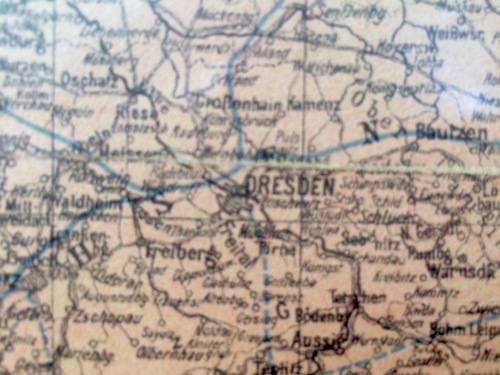 WW2 DEUTSCHES REICH UND ANGRENZENDE LANDER MAP/ KART - MAP OF GERMANY PUBLISHED 1940 (NAZI GERMANY)