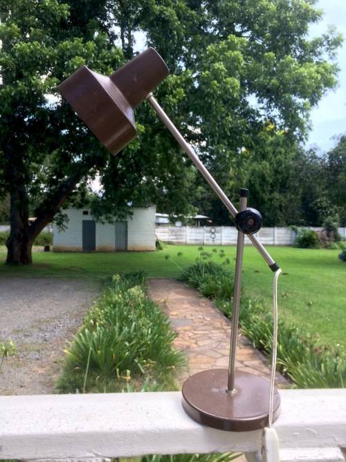 Vintage Industrial Alexander Adjustable Pivot or Swing-Lamp *WORKING*