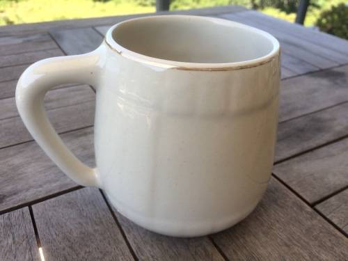 Rhodesian No.7 Squadron Cermaic Mug manufactured by Norbel Potteries, Salisbury, Rhodesia