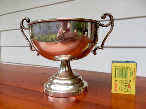 STUNNING VINTAGE TROPHY No. 7 G.S.H. RUNNER UP  1961/62 Mrs. A. RICHARDS