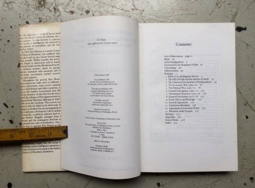 FIRST EDITION - SERVING SECRETLY  An Intelligence Chief on Record - Rhodesia into Zimbabwe 1964-1981