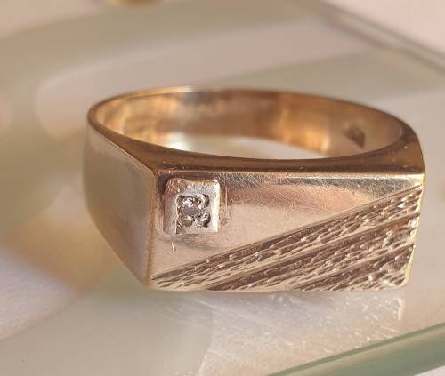 9ct Gold Mens Rind
