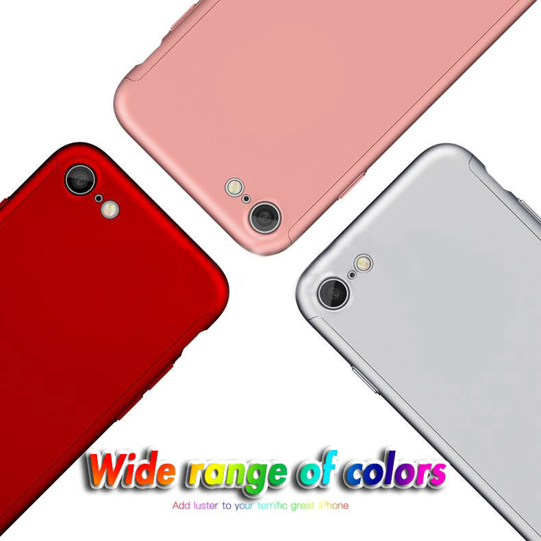 Triple Layer Luxury 360° Degree Full Case For  iPhone 5 5S SE iPhone 7 7 Plus 6 6S Plus