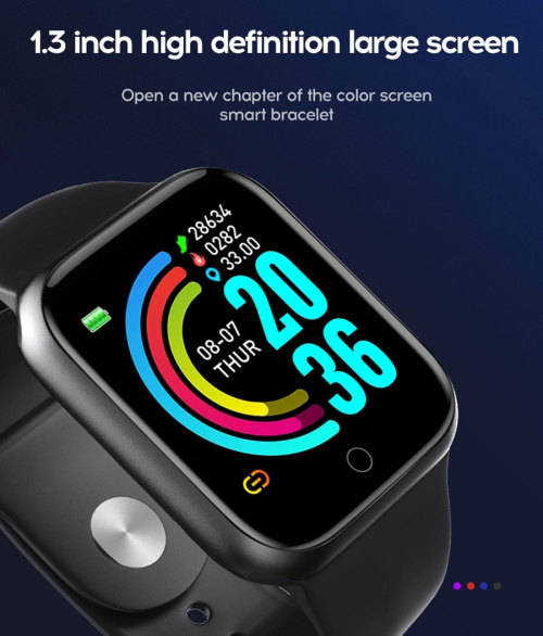 Smart Watch Fitness Tracker For Android | Heart Rate and Blood Pressure Monitor | Shake For Pictures