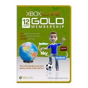 Xbox 360 Live (12 months GOLD membership) Works with all gamertags