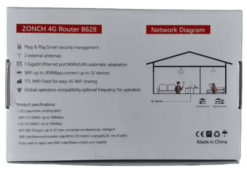 Zonch 4G Router  B628