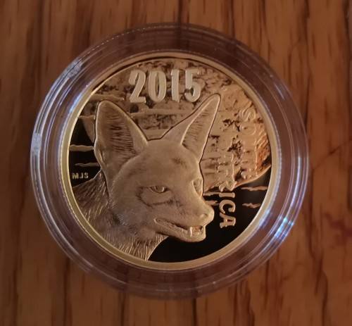 2015 1/4oz Natura The Black Backed Jackal Proof Coin