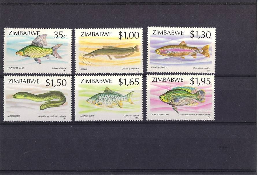1994 Fish Zimbabwe Full Set (MNH)