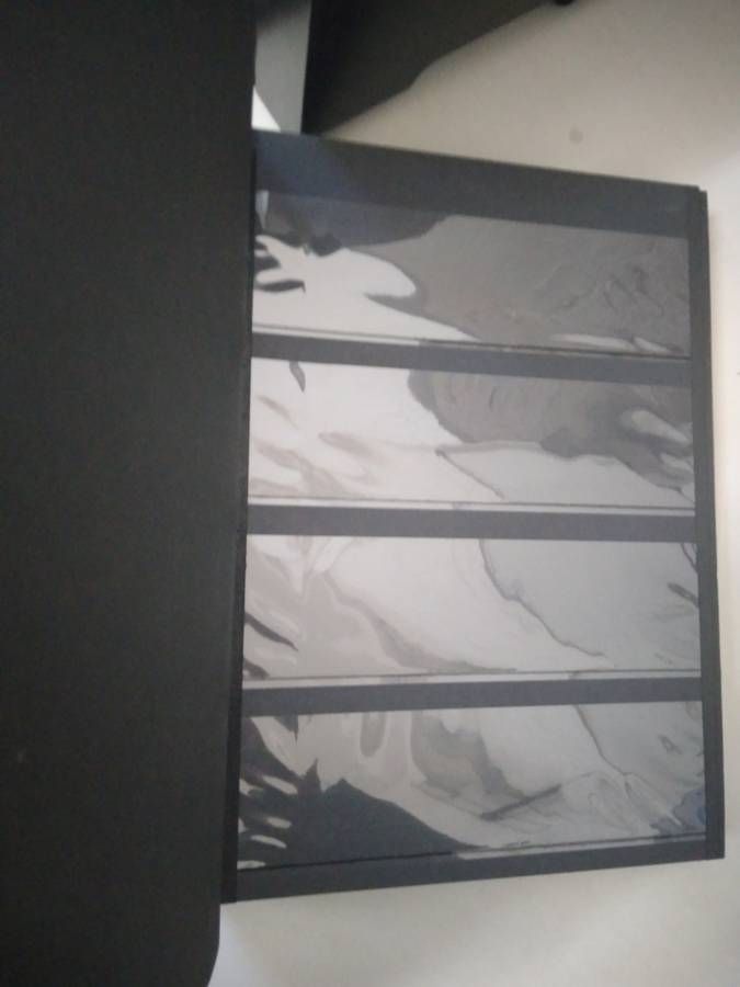 Ideal Empty Black Album with large pockets - In good condition 16 d/s pages (32 Sides) 31 x 23cm