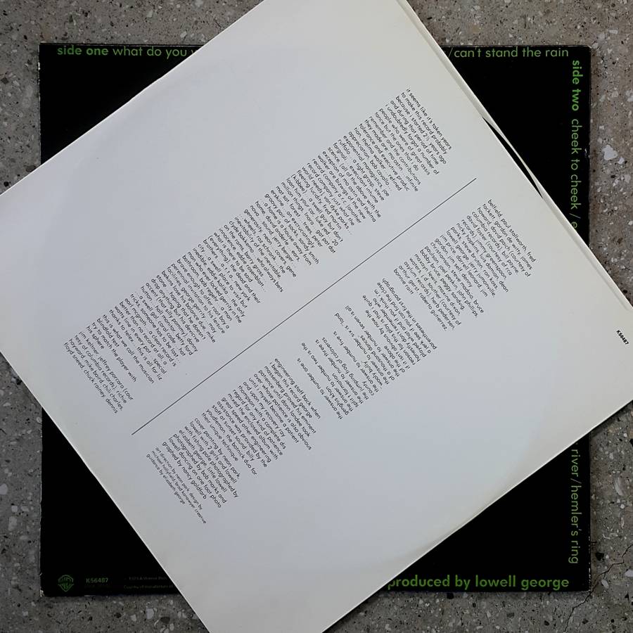 LOWELL GEORGE(Lead Guitarist/Songwriter of LITTLE FEAT)- THANKS I`LL EAT HERE, LP, Album UK 1979