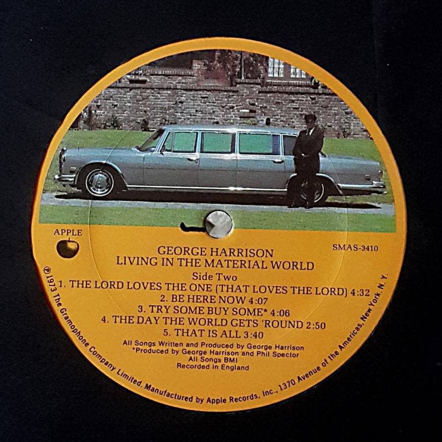 GEORGE HARRISON - LIVING IN THE MATERIAL WORLD Vinyl, LP, Album, Gatefold Country: US Released: 1973