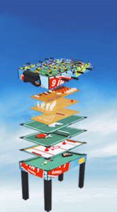 Soccer, Football, Pool, Table Tennis Table