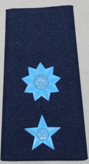 SAAF Lieutenant Colonel Shoulder rubber rank