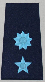 SAAF Lieutenant Colonel Shoulder rubber rank