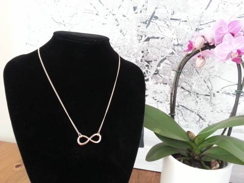 "Gold" Infinity Necklace