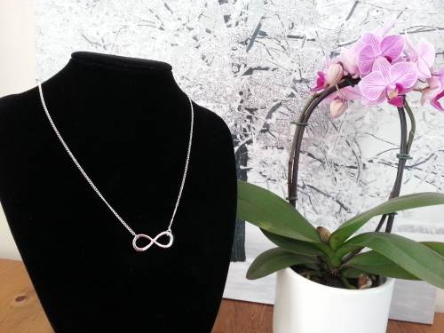 "Silver" Infinity Necklace