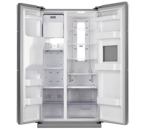 Samsung side-by-side refrigerator Freestanding 524 L Silver