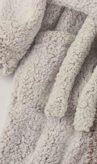 Fluffy soft gown