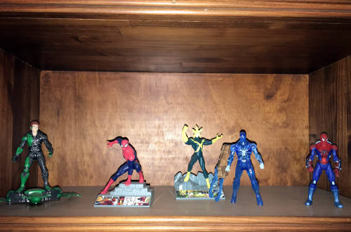 A COLLECTION of SPIDERMAN and VILLAINS