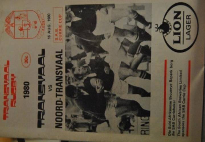 Programme Tvl vs N Tvl Ellispark 16/8/80