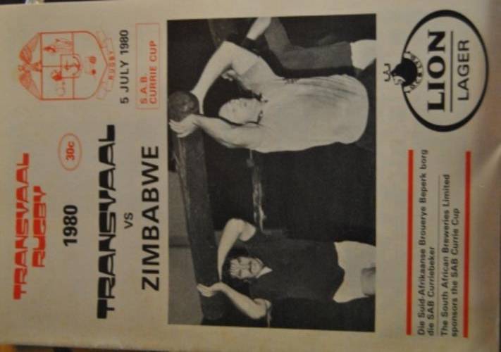 Programme Tvl vs Zim 5/7/80