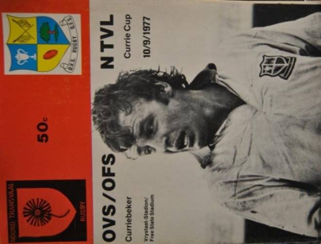 Programme OFS vs NTvl 10/9/77 Bloemfontein