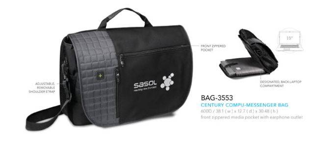 Century Compu-Messenger Laptop Bag - Buy Now Pay Later