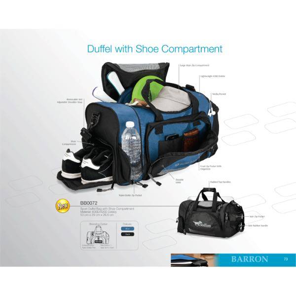 Sport Duffel Bag with Shoe Compartment - Buy Now Pay Later