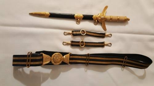 SAAF Ceremonial Dagger C/W Scabbard & Belt