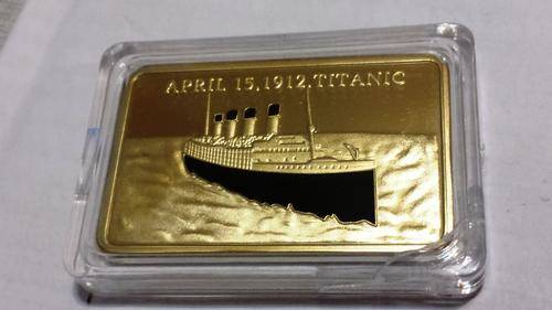 In memory of the TITANIC victims: .999 GOLD CLAD - ENCAPSULATED. April 15, 1912. LAST FEW LEFT!