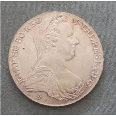 PURE SILVER! 1780 MARIA THERESA THALER RESTRIKE .INVEST TODAY TO HAVE A TREASURE TOMORROW!