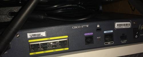 Cisco 877W router