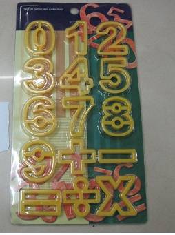 NUMBER CUTTER 6CM