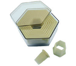 Hexagonal Shaped, 8-Piece  cutters
