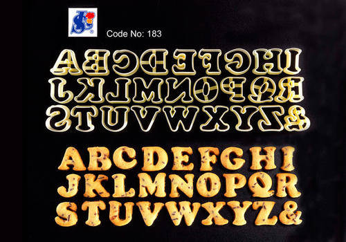 Cookie cutter Alphabet set