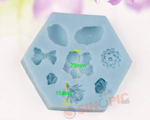 Silicone mould - flowers